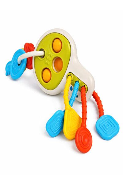 ZimbaShop Ключова сензорна играчка за бебета 0+ месеца – образователна и игра...