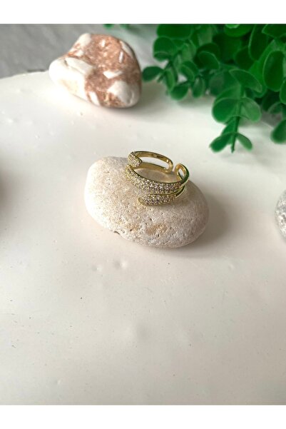 milayk خاتم ذهبي لامع ملتف