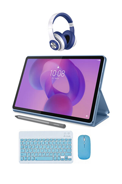 LENOVO Idea Tab 8GB 128GB 11" 2.5K MAVİ Tablet+Kılıf+Kalem +Klavye+Mouse+Wire...