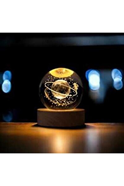 Esence Hediyelik 3D MOON/SKY CRİSTAL MASA LAMBASI