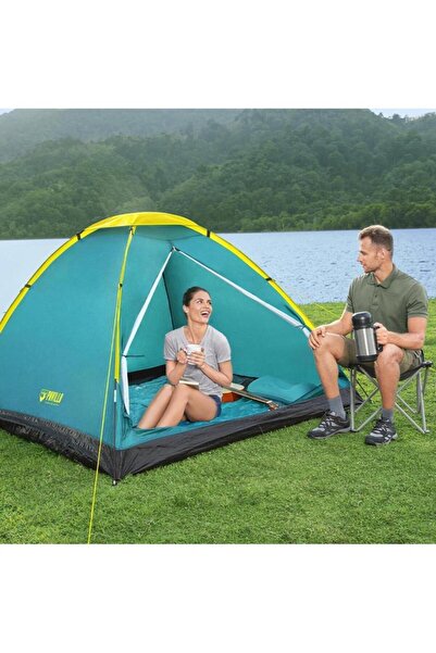 BESTWAY İki Kişilik Hafif ve Dayanıklı Kamp Çadırı, Pratik Kurulum