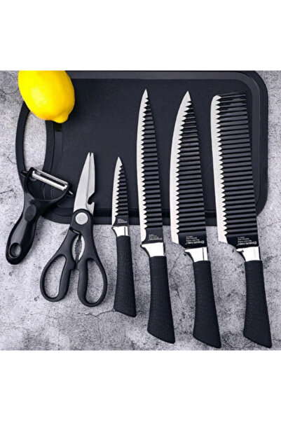 OEM Set of 4 Professional Kitchen Knives + scissors + vegetable peeler