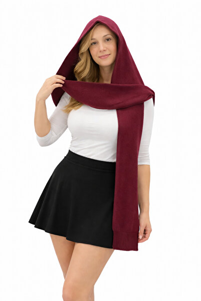 Loov Women's Soft Mohair Yarn Hooded Scarf - Balaclava - Stylish Hood Knitwea...