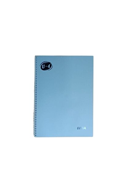 U4 boya U-4 A4 Pp Kp Spiral 40 Yp Squared Notebook-Grey