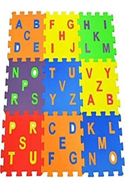 BESAY Matrax Oyuncak Eva Puzzle 33X33 Cm X7mm Harf Seti Yer Matı