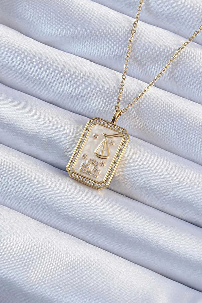 esplendor 316L Steel Chain Gold Color Zircon Stone Framed Tarot Necklace