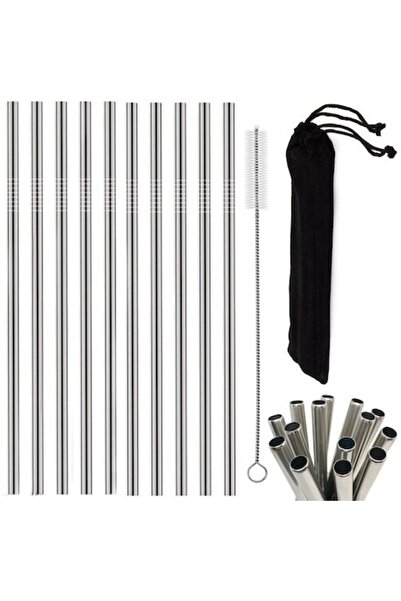 WTO ® Reusable Metal Straws Set
