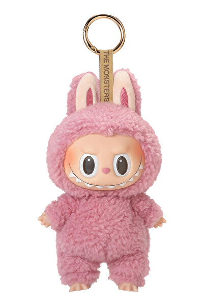 REZZOSS سلسلة مفاتيح دمية لابوبو للأطفال، لعبة قطيفة ملونة ذات عين لامعة، هدي...