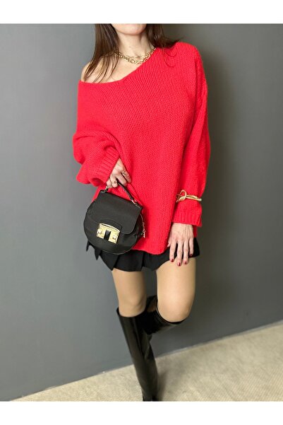 GND Women's V-Neck Oversized Yumoş Sweater
