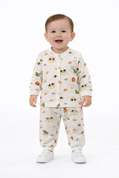 KapsülBebek Baby Boy Pajama Set - 100% Cotton