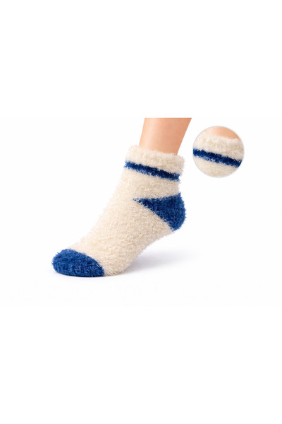 ANUK GRUP Kadın Peluş Saçaklı Uyku Çorabı - Düğün Nişan Söz Gelin Bohçası Hed...