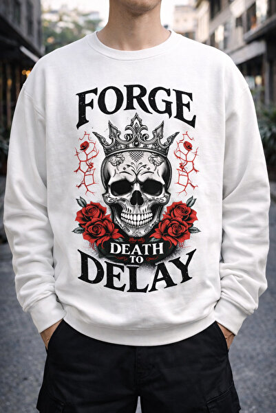 Infire clothing Oversized Unisex 100% Cotton Printed Sweatshirt