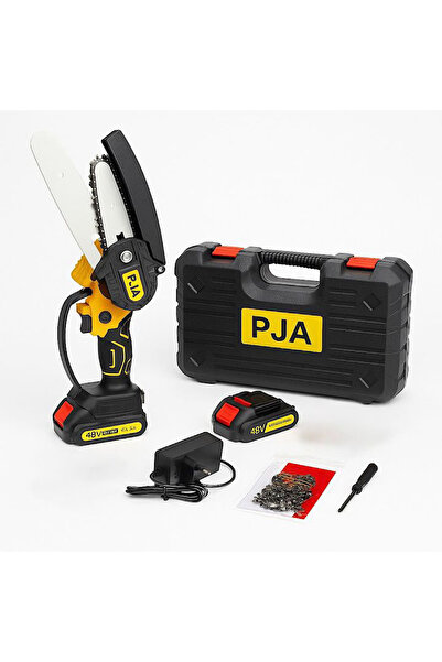 Electric Mini Electric Chainsaw 48V, 1500W – Automatic Chain Lubrication, 2 R...