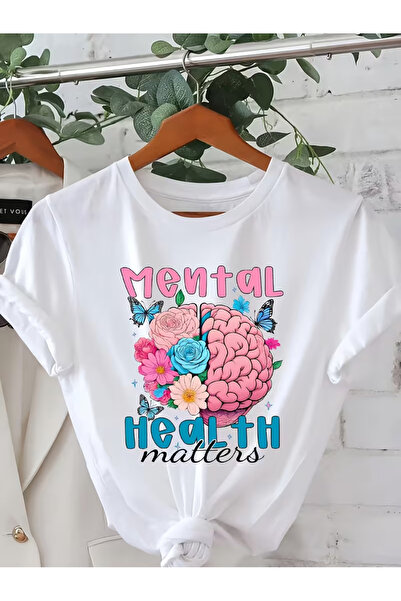 EYMORA تي شيرت مينتال مطبوع