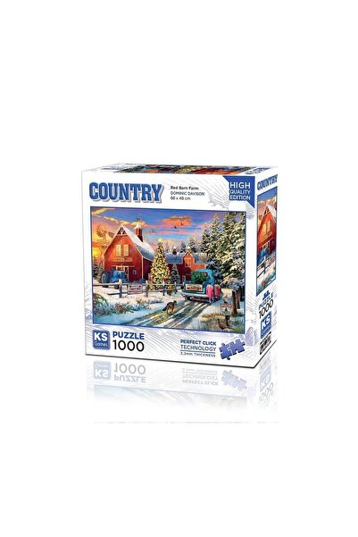 Ks Puzzle 20753 Puzzle 1000 Red Barn Farm