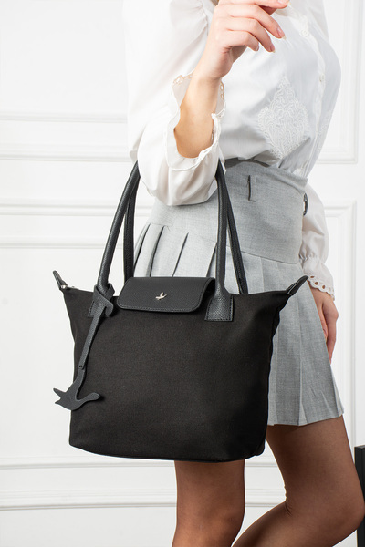 Ventus Kanvas siyah çanta