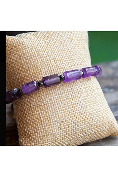 best bioenerji taş terapi Amethyst Bottle Model Natural Stone Bracelet