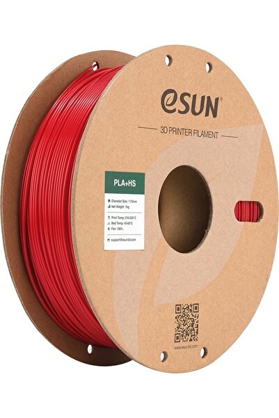 eSun Ateş Kırmızı Pla+Hs Filament 1.75 mm 1Kg - Teknoartshop