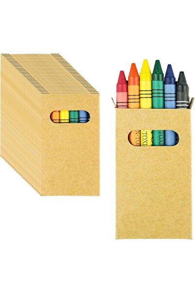 NALACAL Small Coloring Boxes for Kids - 6 Assorted Colors in Each Box