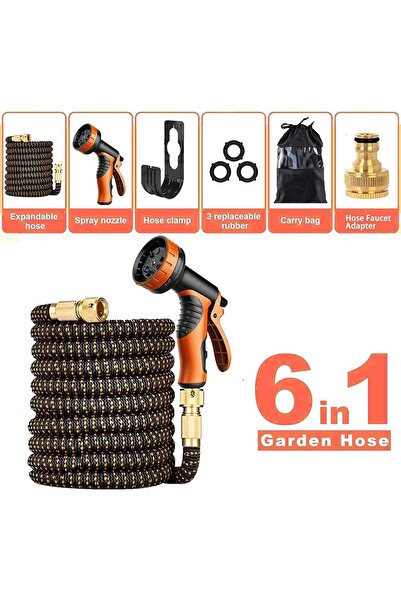Generic Expandable Garden Hose 30m with 10 Function Spray Nozzle