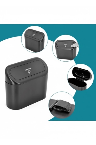 TOMRİSTORE سلة مهملات وطفاية سجائر توضع داخل باب السيارة