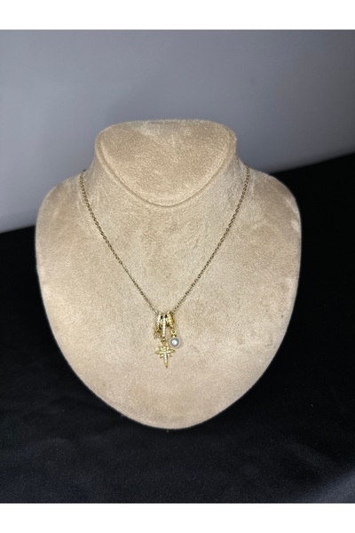 DLAAKSESUAR Çoklu Çelik Kolye