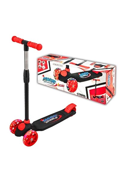 Luminoo ÇOCUKLARINIZ İÇİN SCOOTER RENKLİ VE IŞIKLI SİLİKON TEKER MAX 50 KG TAŞIR