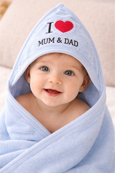 Pure Boutique Baby towel with gusset, soft and absorbent cotton, ideal for ba...