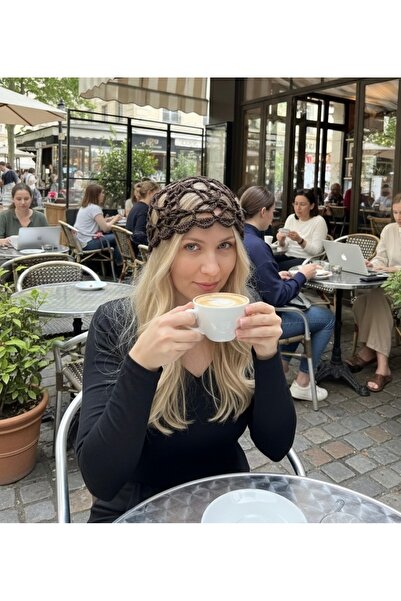 yucin Women's Summer Knit Beanie & Hair Accessory – Bohemian Chic Style, Ligh...