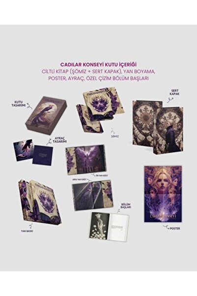 TÜRKİYE İŞ BANKASI KÜLTÜR YAYINLARI Cadılar Konseyi Ciltli Kutulu