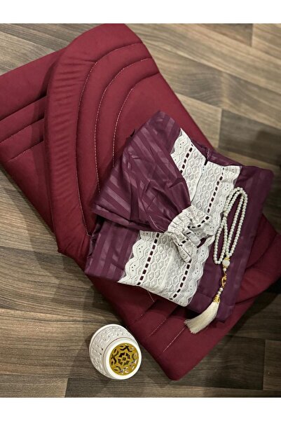 Gerenic Complete prayer mat set with prayer mat, rosary, incense burner, and ...