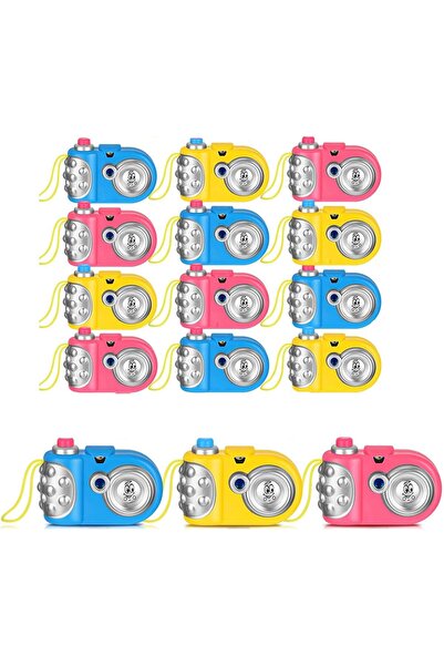 Generic مجموعة ألعاب كاميرا بروجكتور LED مكونة من 12 قطعة