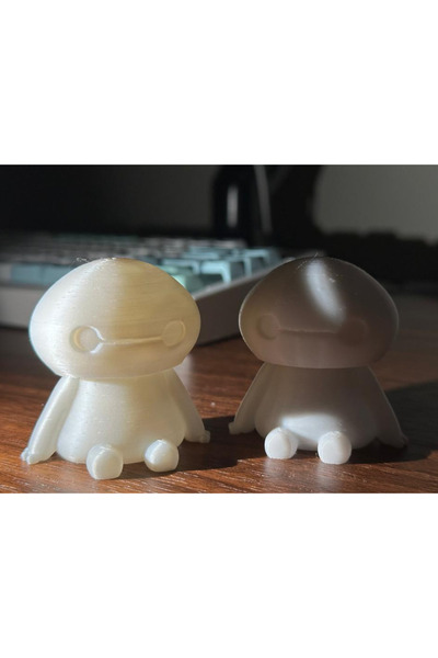 ADA 3D Baymax 6 Süper Kahraman Sevimli Beyaz Şişman Robot Figürlü Minimalist ...