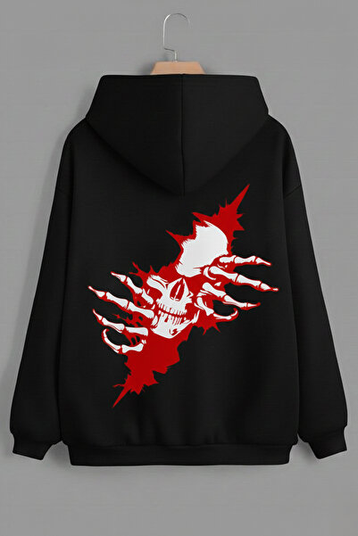 EFFRENATU New Printed Hoodie Oversized Sweatshirt