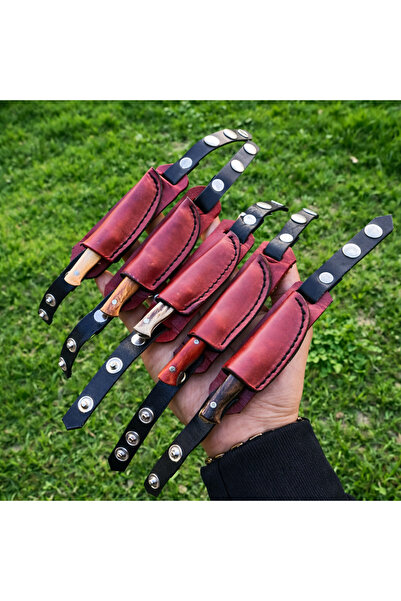 Petkamp Forge | Bileklik Bıçak – El Yapımı Deri Kılıflı Özel Üretim
