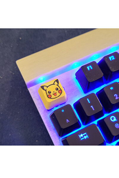 ADA 3D Pokemon Pikachu Sevimli Sarı Elektrikli Anime Karakteri Yüzü Mekanik K...