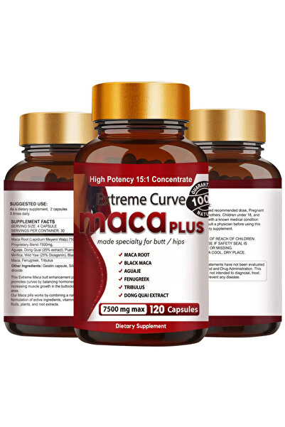 Curve كبسولات إكستريم ماكا بلس للنساء