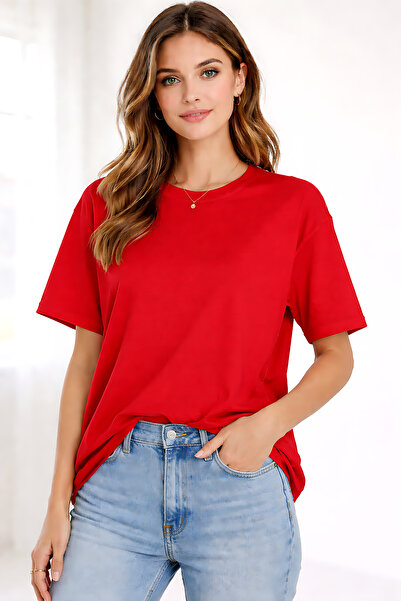 ArtYus Unisex Oversized Fit Basic Cotton T-Shirt