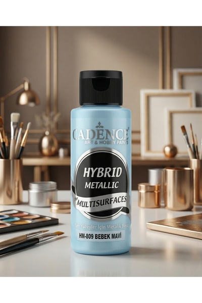 Cadence Hybrid Metalik Multisurface HM-809 Bebek Mavi 120 ml Tüm Yüzeyler Kok...