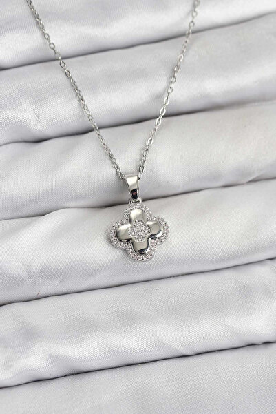 esplendor قلادة زيركون مرصّع بالأحجار يونكا منقوش للنساء