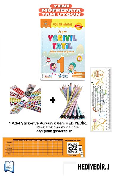 Üçgen Yayıncılık ÜÇGEN 1.SINIF YARIYIL TATİL GÜNLÜK TEKRAR ÇALIŞMALARI...HEDİ...