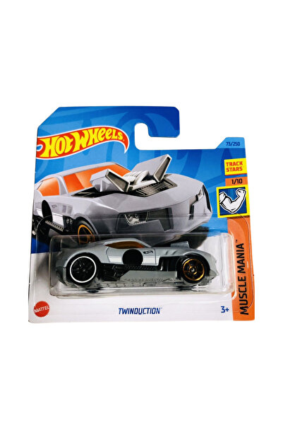 HOT WHEELS Hot Wheels, Twinduction, Muscle Mania 2023, Gray, 1:64
