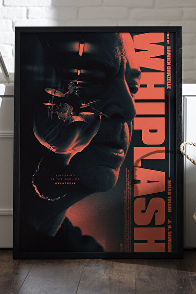 Duvarda Αφίσα Whiplash με μαύρο ξύλινο πλαίσιο, διακοσμητική ζωγραφική τοίχου...