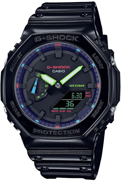 Casio Ga-2100rgb-1adr G-Shock Erkek Kol Saati