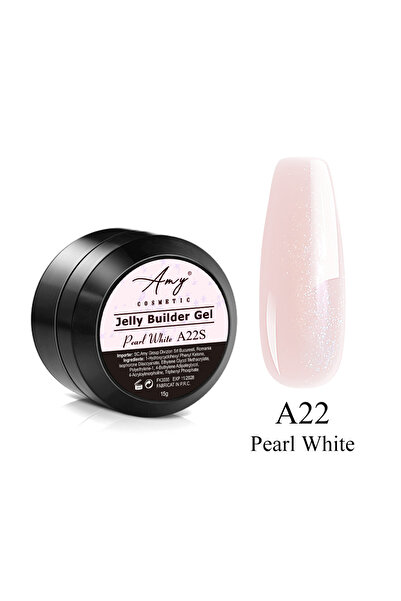 Amy Gel UV Jelly Pearl White A22S/15ml