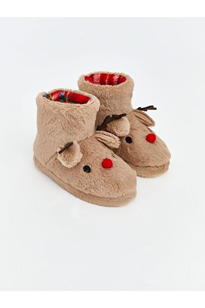 LC Waikiki LCW STEPS Плюшени бебешки ботушки с формата на животни