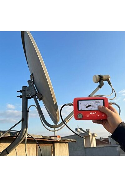 Monte Lua Mag Lcd Ekranlı Digital Uydu Bulucu, Uydu Sinyal Ölçer,