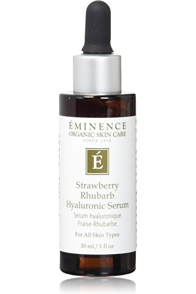 Eminence سيروم الفراولة والراوند مع حمض الهيالورونيك، 30 مل، مناسب لجميع أنوا...