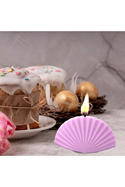 MILMATT Matrita de silicon, Milmatt, Model Scoica evantai, pentru lumanari, ,...