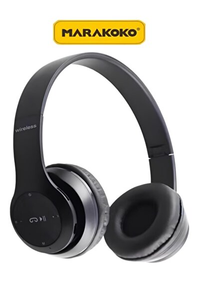 MARAKOKO سماعات اطفال بصوت واضح ونقي. سماعات راس بمدخل ذاكرة ومنفذ AUX. سماعة...